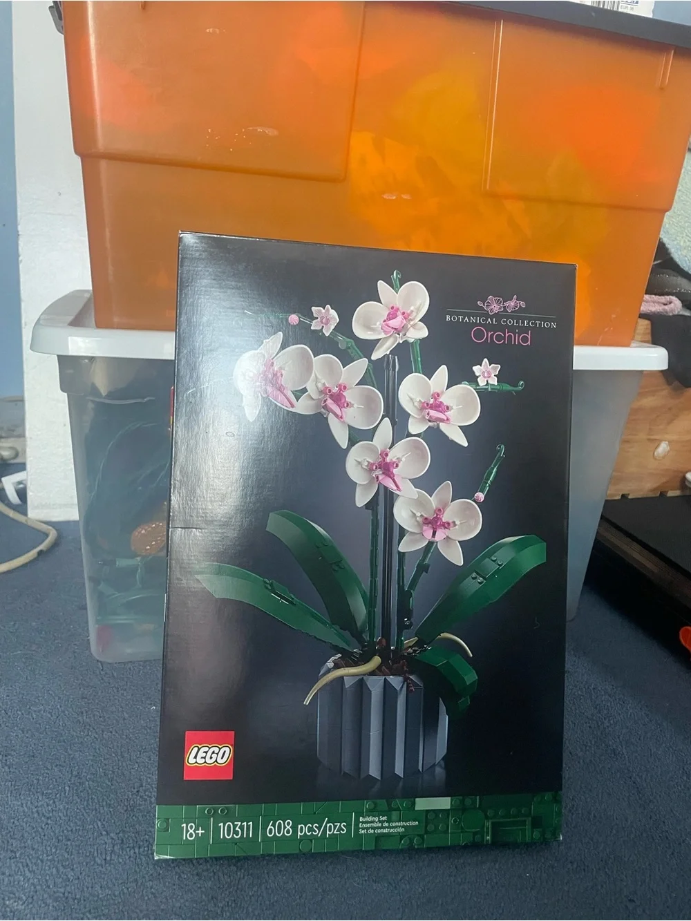 LEGO Orchid Botanical Collection – White and Pink Bloom